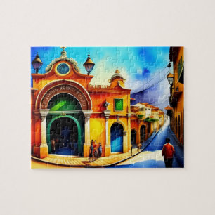 Old Town Vintage Jigsaw Puzzle