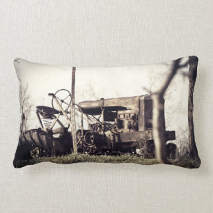 Old Tractor Lumbar Pillow