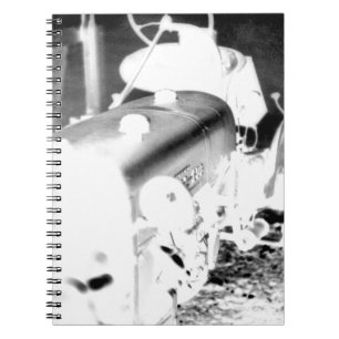 Old Tractor - negative Notebook