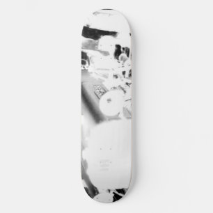 Old Tractor - negative Skateboard