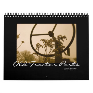 Old Tractor Parts Calendar: Customize Year Calendar