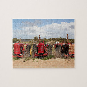 Old tractors farm machinery Australia Jigsaw Puzzle