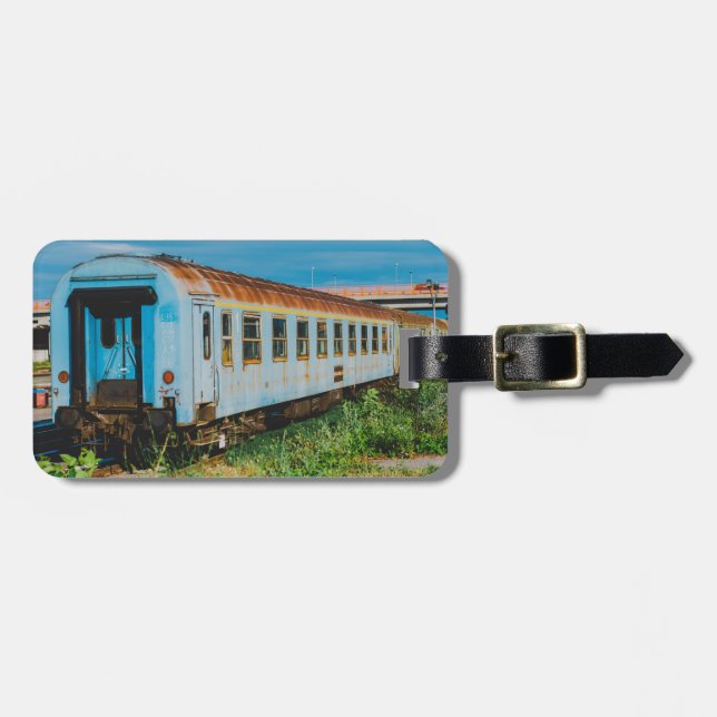 Old train luggage tag (Front Horizontal)