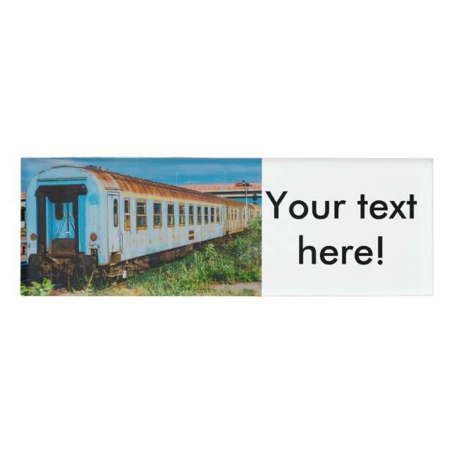 Old train name tag (Front)