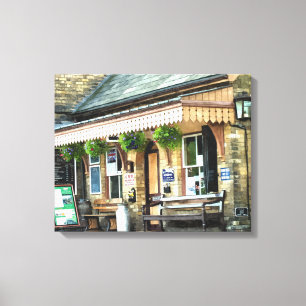 OLD TRAIN STATION CANVAS PRINT