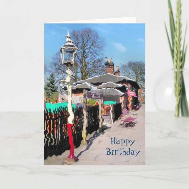 OLD TRAIN STATION CARD (Front)