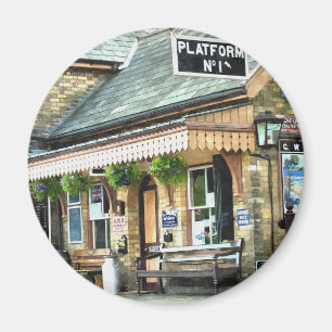 OLD TRAIN STATION MAGNET