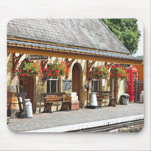OLD TRAIN STATION MOUSE PAD