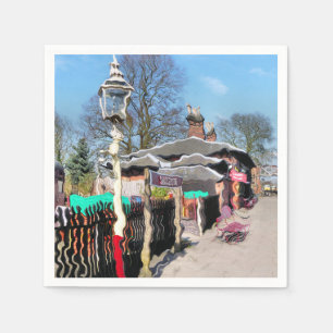 OLD TRAIN STATION NAPKIN