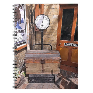 OLD TRAIN STATION NOTEBOOK