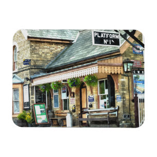 OLD TRAIN STATIONS UK MAGNET