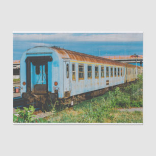 Old train tissue paper