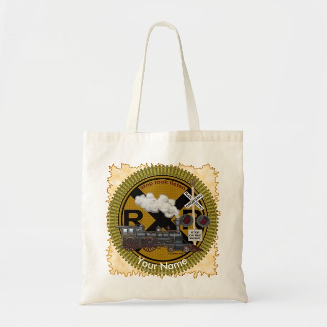 Old Train Tote Bag (Front)