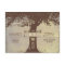 old tree and string lights save the date postcards