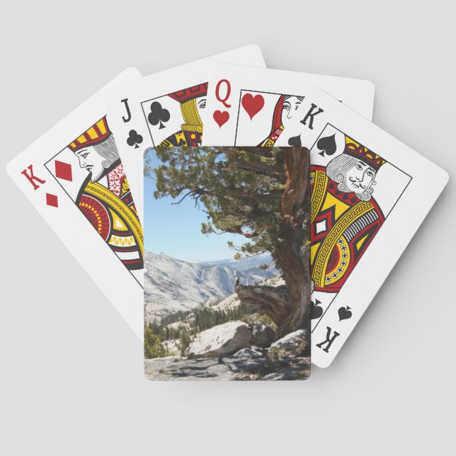 Old Tree at Yosemite National Park Playing Cards (Back)