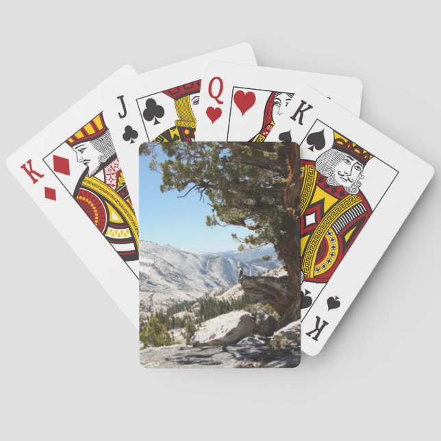 Old Tree at Yosemite National Park Playing Cards (Back)