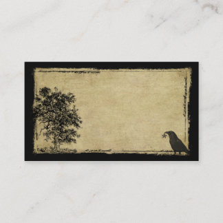 Old Tree, Crow & Star- Prim Biz Cards