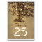 Old Tree Wedding Table Number Cards Place Cards
