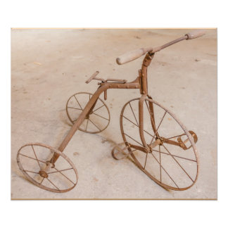OLD TRICYCLE 1928 PHOTO PRINT PROFESSIONAL