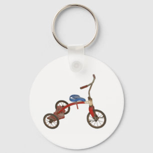 Old Tricycle Keychain