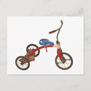 Old Tricycle Postcard
