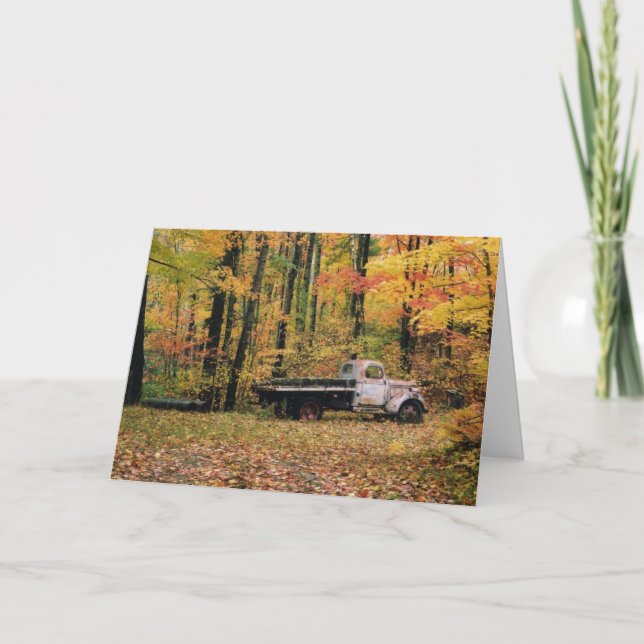 Old truck card (Front)