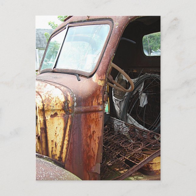 Old Truck No Door Postcard (Front)