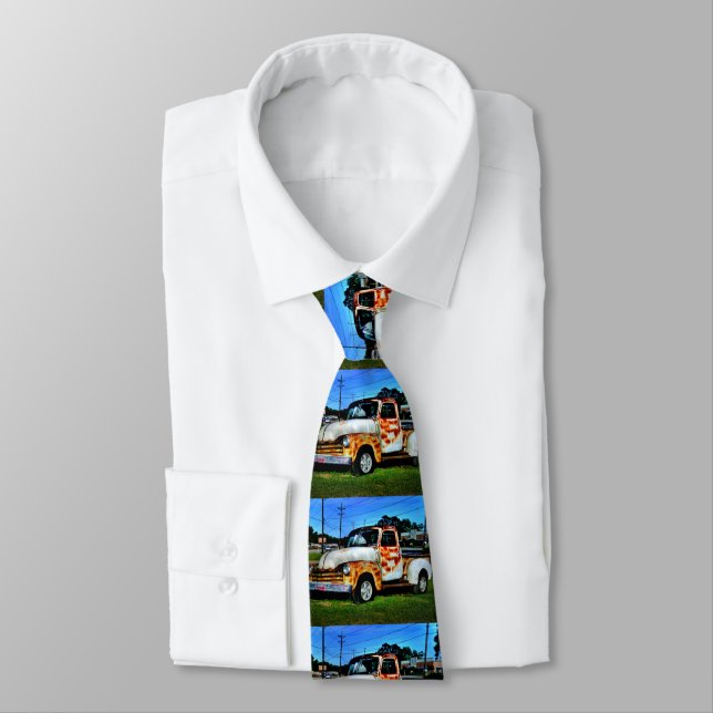 Old Truck  Tie (Tied)