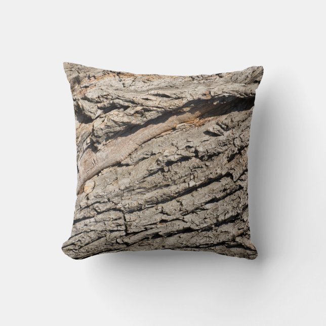 Old trunk pattern throw pillow (Front)