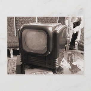 Old TV Postcard