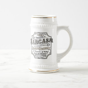Old Tyme Sarcasm Beer Stein