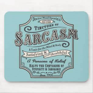 Old Tyme Sarcasm Mouse Pad