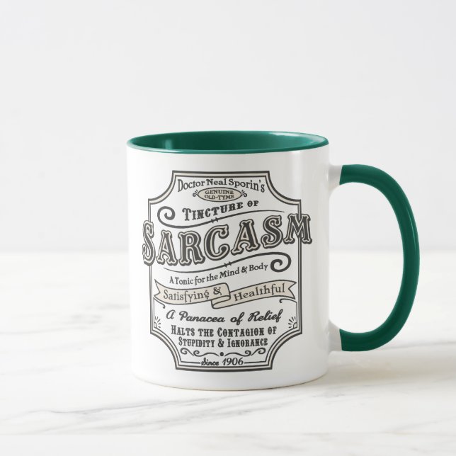 Old Tyme Sarcasm Mug (Right)