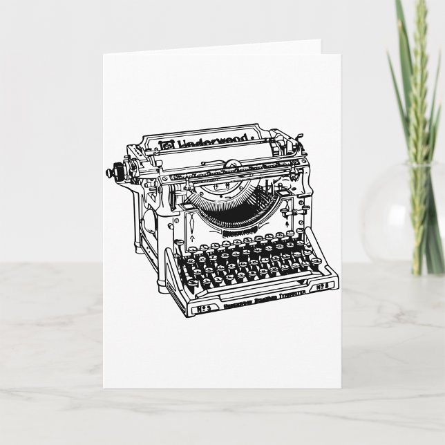 Old Typewriter Greeting Cards (Creator Uploaded)