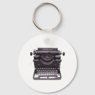 OLD TYPEWRITER KEYCHAIN