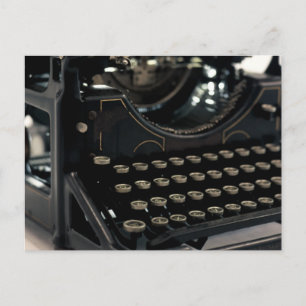 Old Typewriter Postcard