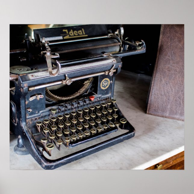 Old typewriter poster (Front)
