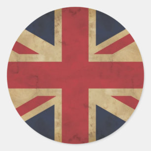 Old Union Jack Stickers