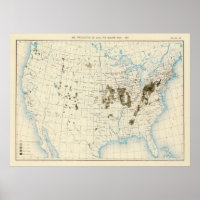 Old US Coal Mining Map (1898)