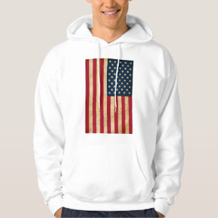 Old USA flag Hoodie