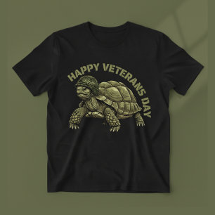 Old Veteran Turtle T-Shirt