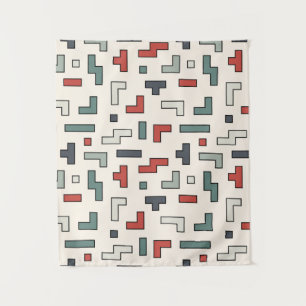 Old video game square seamless pattern,background  tapestry