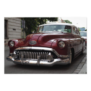 Old vintage car - photo print