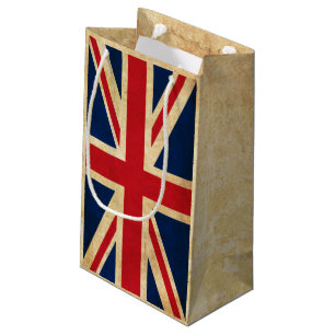 Old Vintage Grunge United Kingdom Flag Union Jack Small Gift Bag