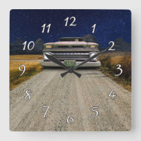 Old Vintage Rat Rod Pickup Truck Zombie Driver