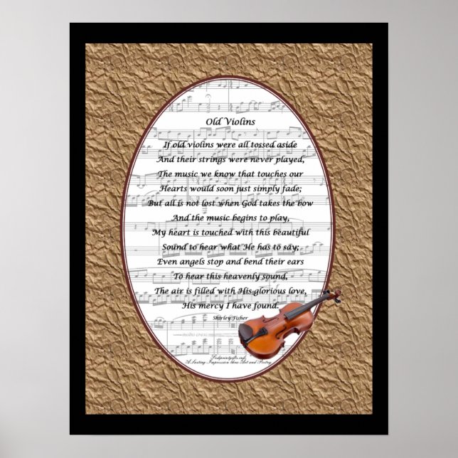 Old Violin Poster (Front)