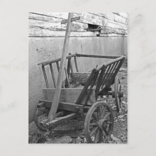 Old Wagon Postcard