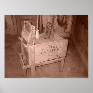 Old Washer Print