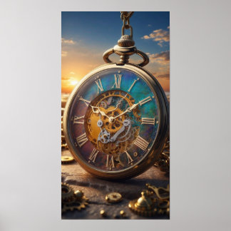 old watch wall art
