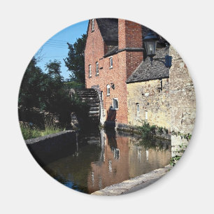 Old water mill, Lower Slaughter, Cotswolds, Englan Magnet